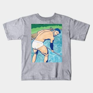 Pool Boy Kids T-Shirt